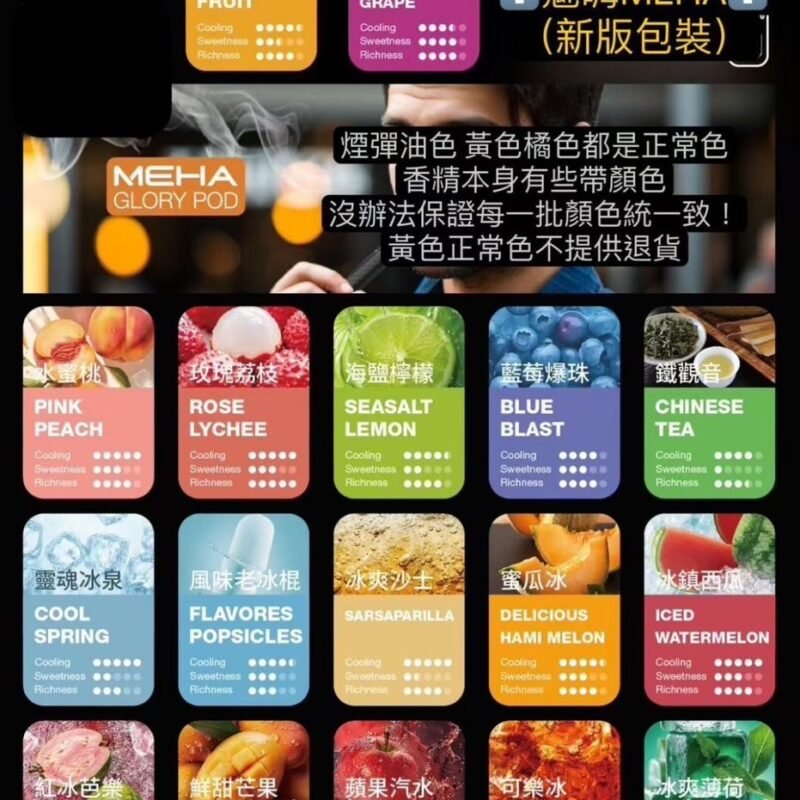 魅嗨　煙彈 (一盒三入)通用SP2S ILIA 各式主機 3%　滿十免郵-魅嗨MEHA 煙彈-魅嗨3顆入/通用一代-台灣現貨🔥 MEHA魅嗨通用煙彈